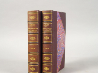 Vente aux enchères GRANDVILLE. Scènes de la vie privée et publique des animaux. Etudes de