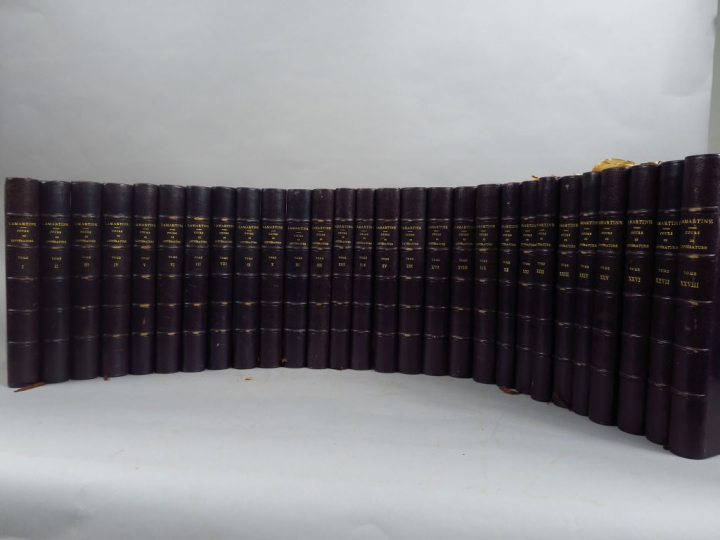 LAMARTINE (Alphonse de). Cours familier de littérature. Un entretien p