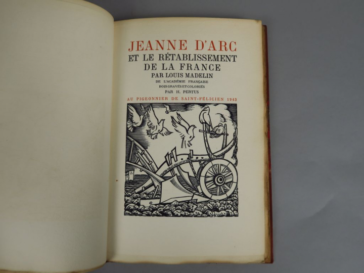 MADELIN (Louis). Jeanne d'Arc et le rétablissement de la France. Bois 