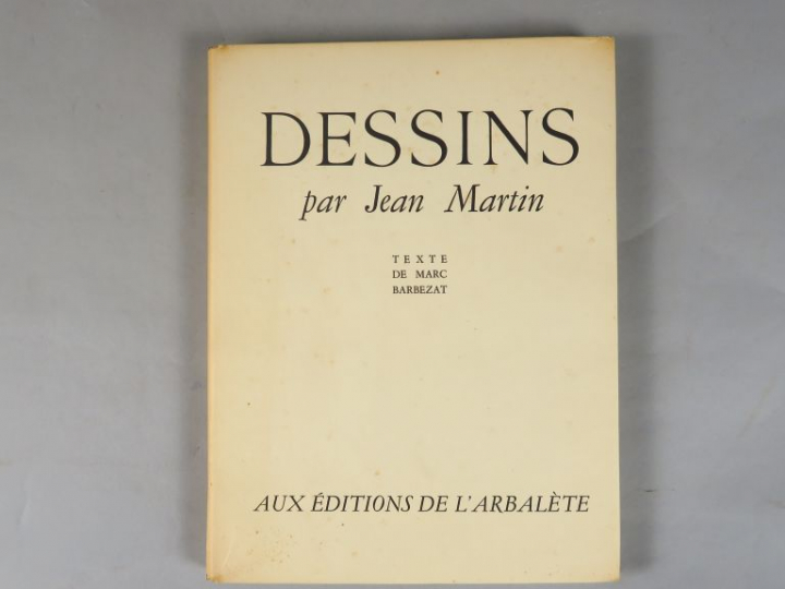MARTIN (Jean). Dessins. Texte de Marc Barbezat. Lyon, Editions de l'Ar