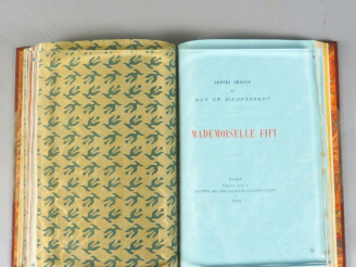 Vente aux enchères MAUPASSANT (Guy de). Contes choisis par les Bibliophiles contemporains