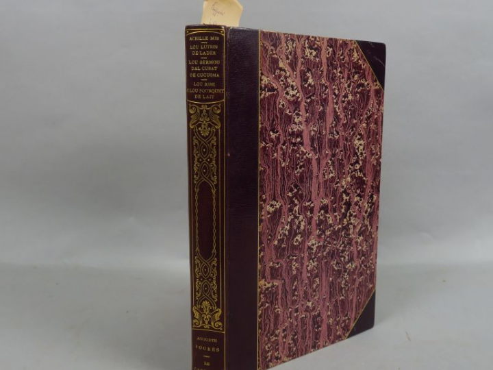 MIR (Achille). Lou lutrin de ladèr. Paris, Maisonneuve, Avignon, Rouma