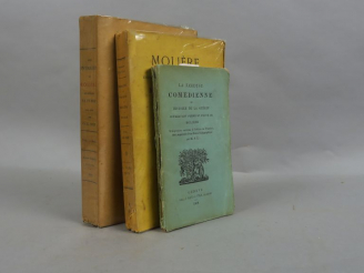 Vente aux enchères [Molière]. LIVET (Ch.-L.). Les intrigues de Molière et celles de sa fe