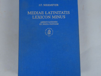 Vente aux enchères NIEMEYER (J.-F.). Mediae latinitatis lexicon minus. Lexique latin médi
