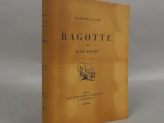 Vente aux enchères RENARD (Jules). Ragotte. Paris, Crès 1931. in-8, br. Édition illustrée