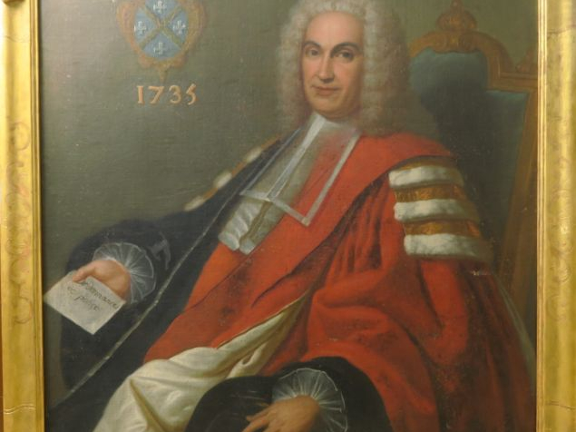 Ecole française XVIIIème. "Portrait du capitoul Raymond Vialar" Huile 