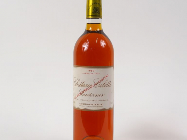 1 BOUTEILLE CHÂTEAU GILETTE 'CREME DE TETE' SAUTERNES - 1983