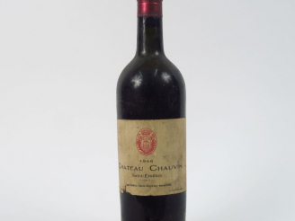 Vente aux enchères 1 BOUTEILLE CHÂTEAU CHAUVIN ST EMILION - 1946 - MEP
