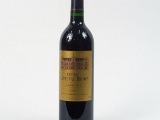 Vente aux enchères 1 BOUTEILLE CHÂTEAU CANTENAC BROWN GCC MARGAUX - 1992