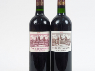 Vente aux enchères 2 BOUTEILLES CHÂTEAU COS D'ESTOURNEL GCC ST ESTEPHE : 1 de 2002 ELF - 