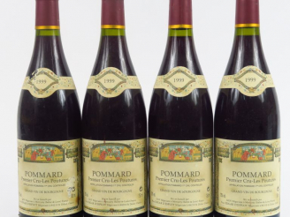 Vente aux enchères 4 BOUTEILLES POMMARD 1er CRU 'LES POUTURES' D'ESPLOT - 1999