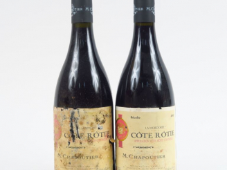 Vente aux enchères 2 BOUTEILLES CÔTE ROTIE 'LA MORDOREE' M. CHAPOUTIER - 2002 - 1 EA