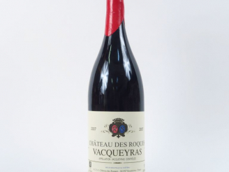 Vente aux enchères 1 DMG VACQUEYRAS DOMAINE DES ROQUES - 2007 - COFFRET
