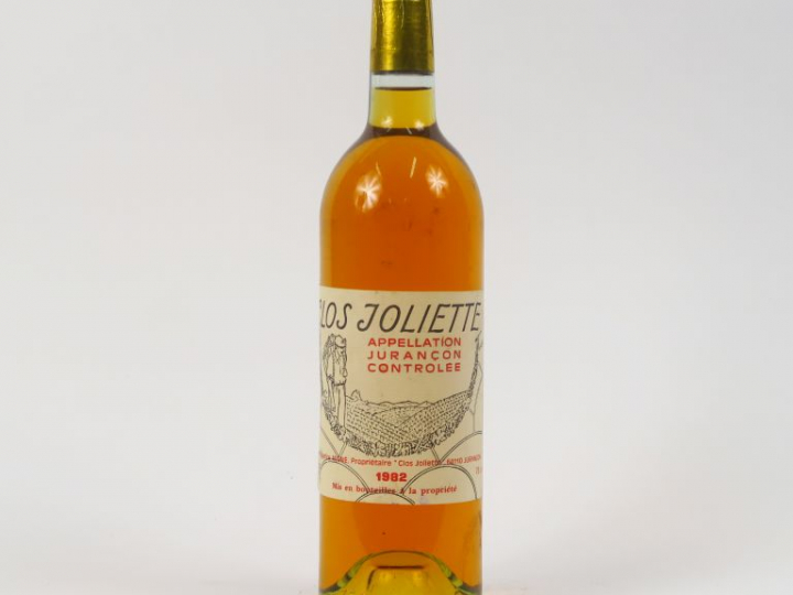 1 BOUTEILLE CLOS JOLIETTE JURANCON - 1982