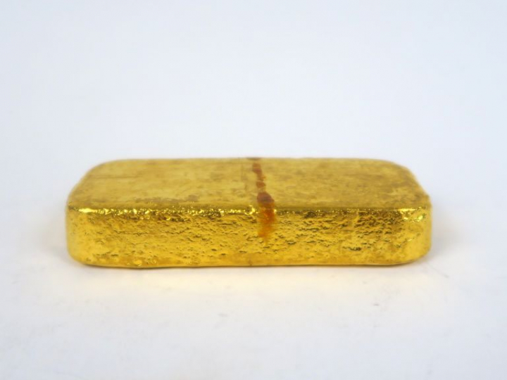Lingot d'or n° 928544, titre or : 997,4. Poids brut : 1000 g  FRAIS AC