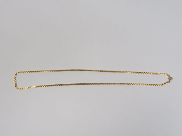 Collier en or jaune. Poids. 22,70 g