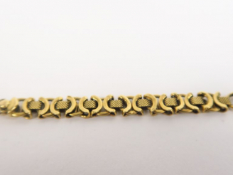 Vente aux enchères Bracelet en or jaune. Poids. 7,60 g
