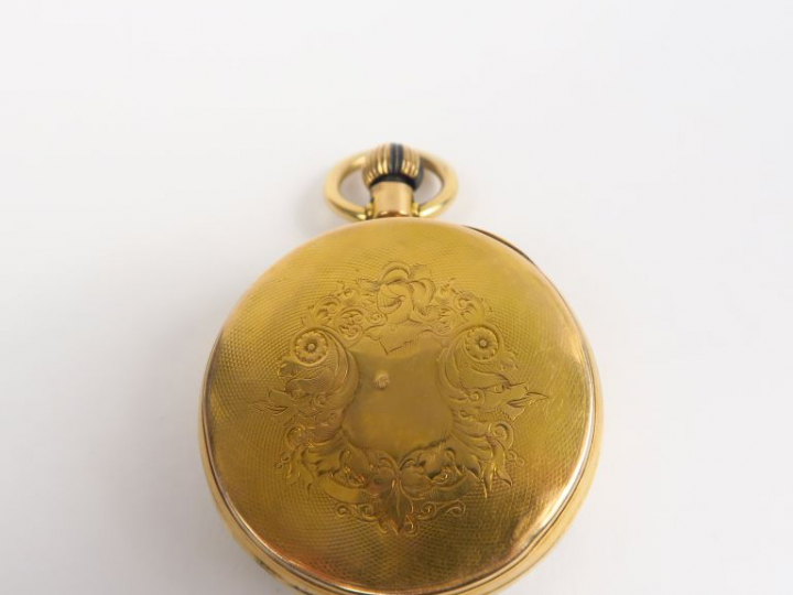 Montre de gousset en or jaune. Poids tel. 67,80 g