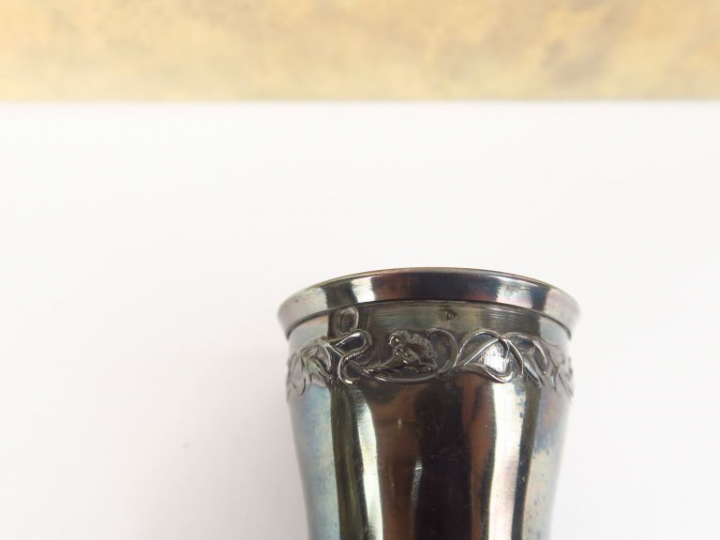 Service à liqueur de style Art Nouveau en argent, poinçon Minerve, com