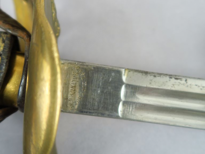 I.O.D. 1889 (Infanterie Offizier Degen), sabre d'officier d'infanterie