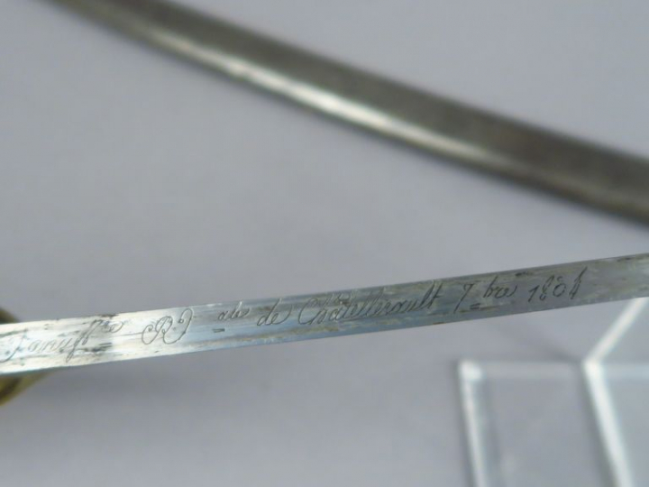 Sabre troupe de canonnier monté modèle 1829, fabrication "Manufacture 