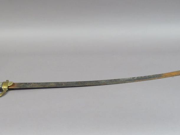 Sabre d’officier d’infanterie époque Consulat, lame à la Montmorency, 