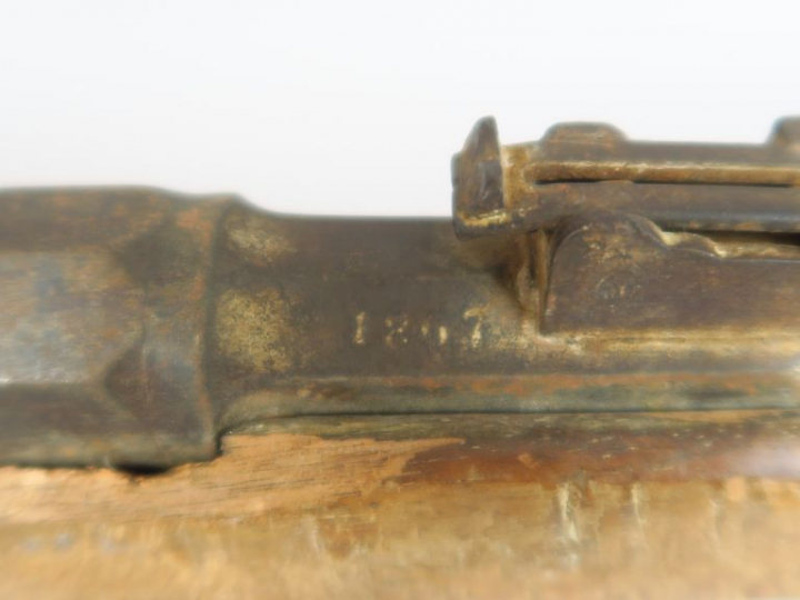 Fusil Chassepot d'infanterie modèle 1866 de la défense nationale signé