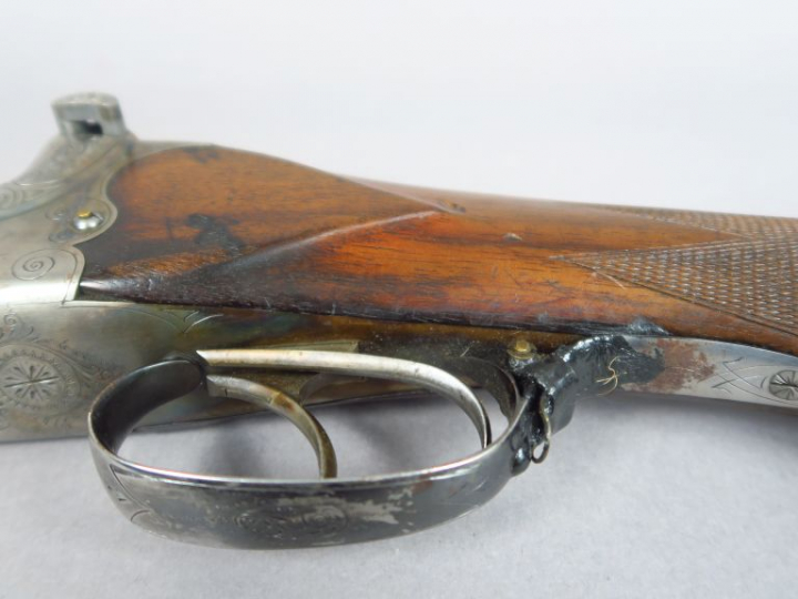 Fusil superposé Merkel à coffre calibre 12/70 à éjecteurs nr: "40540" 