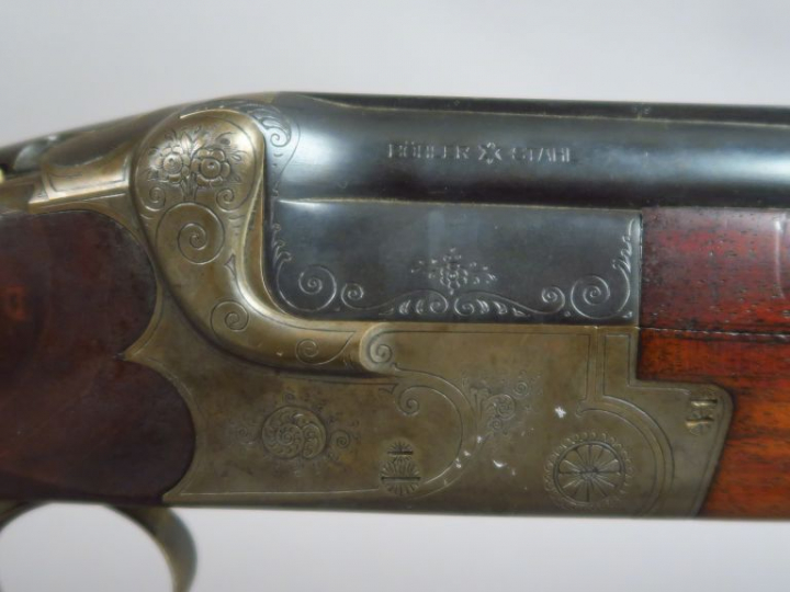 Fusil superposé Merkel à coffre calibre 12/70 à éjecteurs nr: 17311 ty