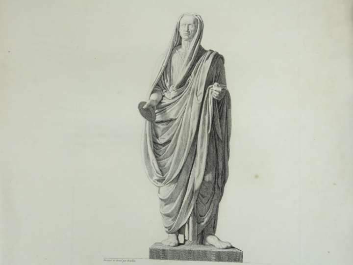 BOUILLON (P.). Musée des Antiques dessiné et gravé, avec des notes exp