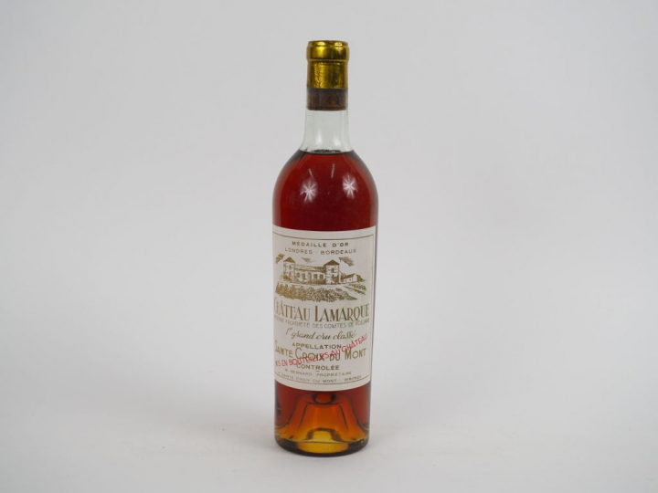 1 BOUTEILLE CHÂTEAU LAMARQUE STE CROIX DU MONT - 1949 - LB