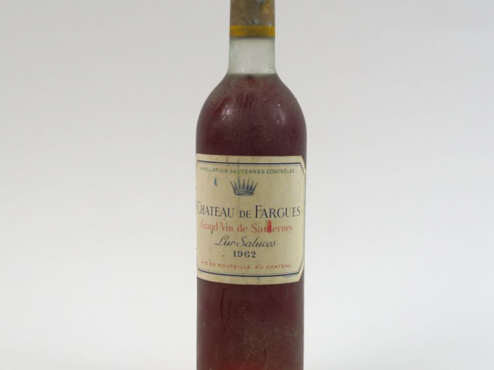 1 BOUTEILLE CHÂTEAU DE FARGUES SAUTERNES - 1962 - BG