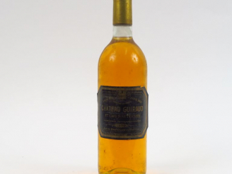 Vente aux enchères 1 BOUTEILLE CHÂTEAU GUIRAUD 1er CC SAUTERNES - 1970 - BG+