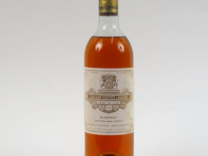 1 BOUTEILLE CHÂTEAU COUTET 1er CC SAUTERNES - 1978 - MEP