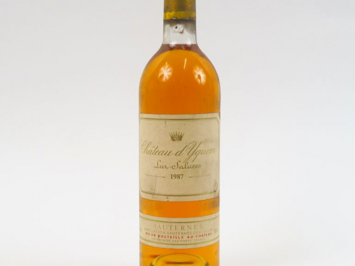 1 BOUTEILLE CHÂTEAU D'YQUEM 1er CCS SAUTERNES - 1987 - BG