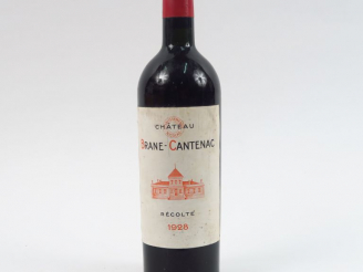 Vente aux enchères 1 BOUTEILLE CHÂTEAU BRANE CANTENAC GCC MARGAUX - 1928 - BG