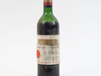 Vente aux enchères 1 BOUTEILLE CHÂTEAU RIPEAU GCC ST EMILION - 1955 - BEP/EA/CAPS LEGER C