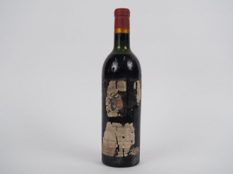 Vente aux enchères 1 BOUTEILLE CHÂTEAU LA CABANE POMEROL - 1959 - HEP-MEP/ETA/PRESUMEE
