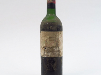 Vente aux enchères 1 BOUTEILLE CHÂTEAU MARGAUX 1er GCC MARGAUX - 1961 - MEP-BEP/ETA/CAPS 