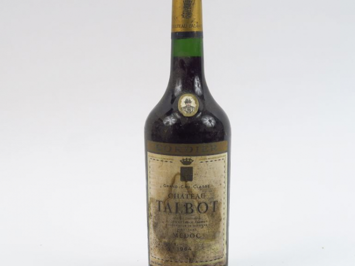 1 BOUTEILLE CHÂTEAU TALBOT GCC ST JULIEN - 1964 - 2 CM/ET