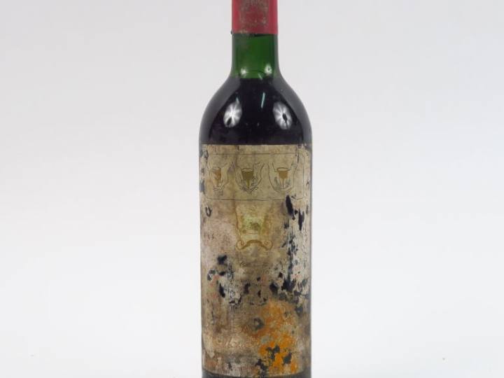 1 BOUTEILLE CHÂTEAU MOUTON ROTHSCHILD 1er GCC PAUILLAC - 1964 - BG-LB/