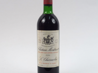 Vente aux enchères 1 BOUTEILLE CHÂTEAU MONTROSE GCC ST ESTEPHE - 1970 - LB/ETLA