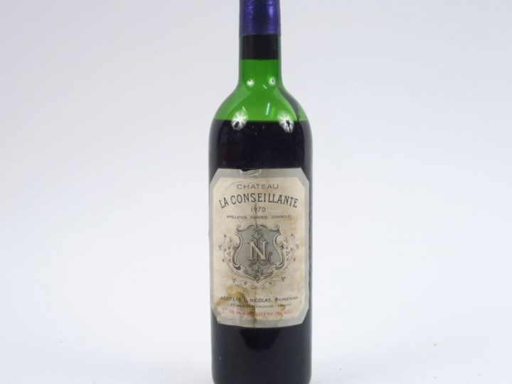 1 BOUTEILLE CHÂTEAU LA CONSEILLANTE POMEROL - 1970 - BEP/ET/CAPS LEGER