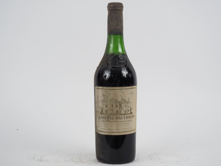 1 BOUTEILLE CHÂTEAU HAUT BRION 1er GCC GRAVES - 1971 - 3 CM/BLS