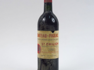 Vente aux enchères 1 BOUTEILLE CHÂTEAU FIGEAC 1er GCC ST EMILION - 1980 - BG/ELD