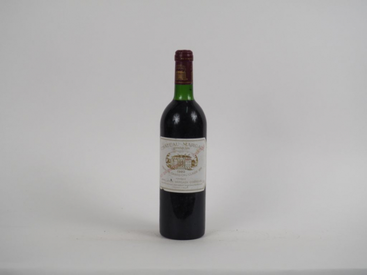 1 BOUTEILLE CHÂTEAU MARGAUX 1er GCC MARGAUX - 1982 - LB/ETLS