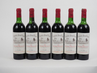 Vente aux enchères 6 BOUTEILLES CHÂTEAU JEAN FAURE ST EMILION GCC - 1983 - 2  HEP/2 MEP/4