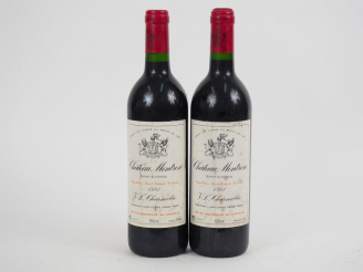 Vente aux enchères 2 BOUTEILLES CHÂTEAU MONTROSE GCC ST ESTEPHE - 1991 - ETLA