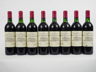 Vente aux enchères 8 BOUTEILLES CHÂTEAU HAUT MARBUZET ST ESTEPHE - 1994 - 6 BG/2 LB