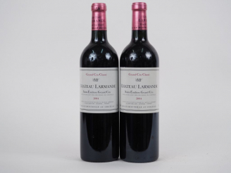 Vente aux enchères 2 BOUTEILLES CHÂTEAU LARMANDE ST EMILION GC - 2004